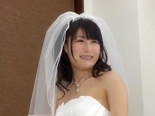 Nippon Bride's Racy Wedding Night with Photographer and Assistant's XXX favors
